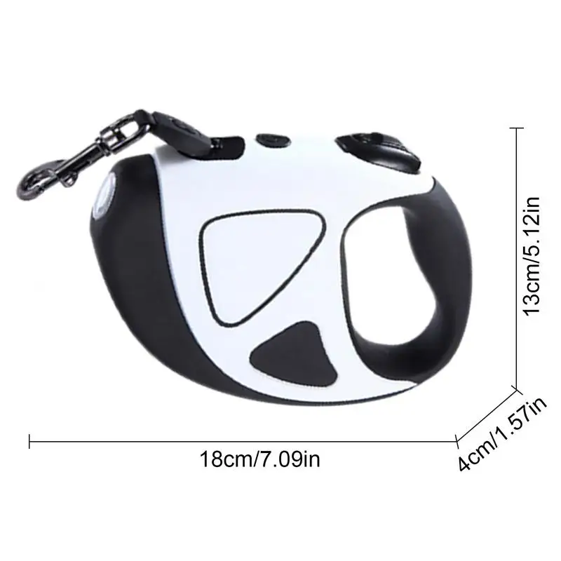 Retractable Dog Lead LED Leashes For Dogs 10ft Battery Operated High-Strength Nylon Rope Extendable Dog Leashes With Anti-Slip 6