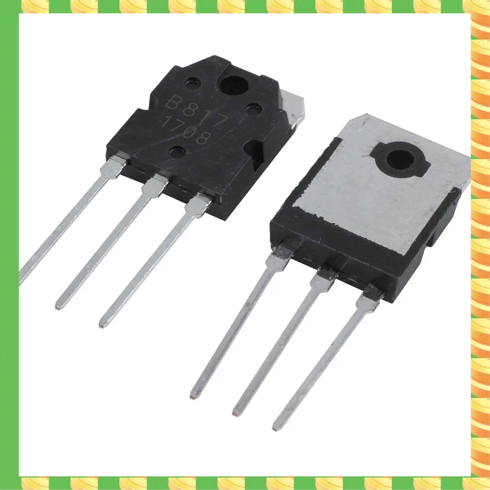 

AB53 4 Кремниевый транзистор - D 1047 + B 817, 200 В, 12 А