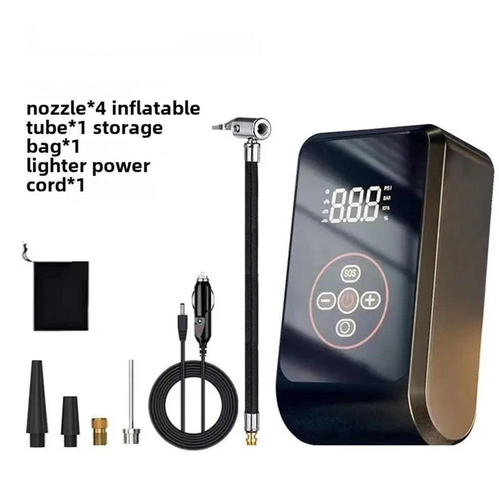 

Tire Inflator Featuring a Powerful Battery Quickly Inflate Tires Up to 150 PSI With Convenient Features Like LED Light