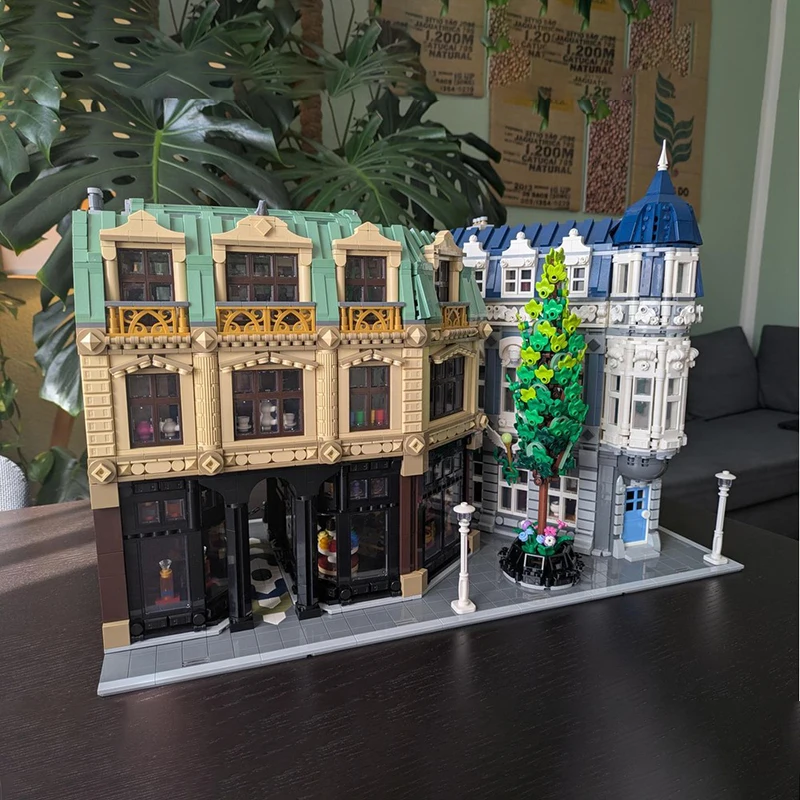 10508ピース MOC オールドディストリクト モジュール式ビルディングブロック 組み立て式 クリスマスおもちゃ ギフト 実践能力向上 子供向け