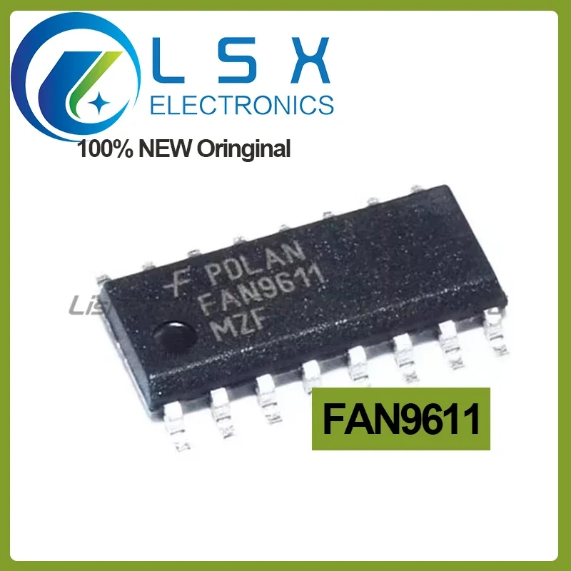 5pcs FAN9611MX FAN9611 Power Factor Correction (PFC) Controller IC SOP16