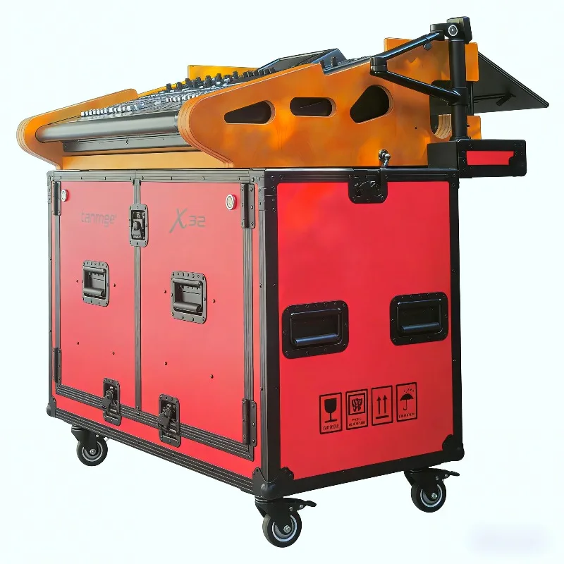 Bhrtinger X32 Mixing Console Hydraulic Flight Case, Enclosure, Cabinet, Shock-Resistant Transport Case, Performance Case