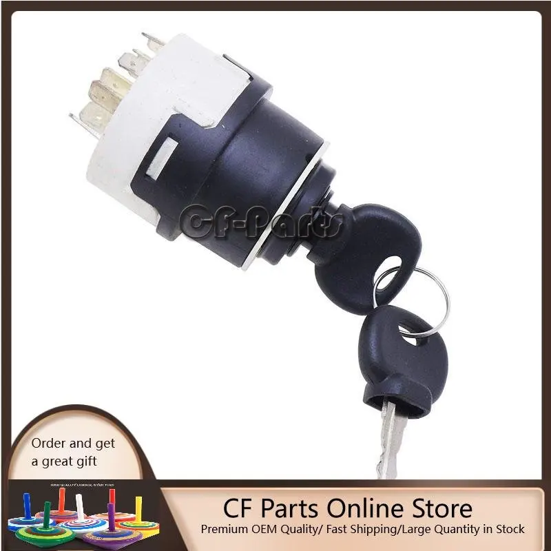 Ignition Start Switch With Key 11881365 for Volvo BL60 BL61 BL70 BL71 MC110 MC60 MC70 MC80 MC90