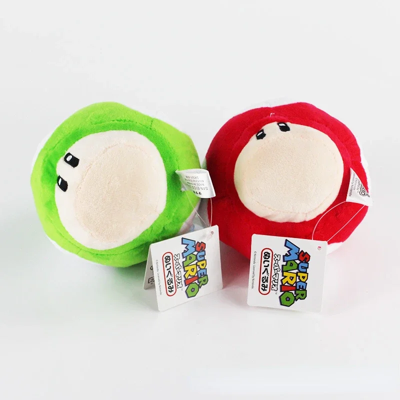 Super Marios Bros Fungo Peluche Bambole Anime Figura Morbida Farcita Portachiavi Simpatico Cartone Animato Portachiavi Giocattoli Per Bambini Borse