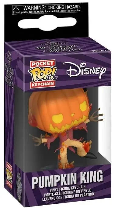 Funko pop Pumpkin king Keychain Figure Collectible Model Vinyl Dolls Keyring Toys