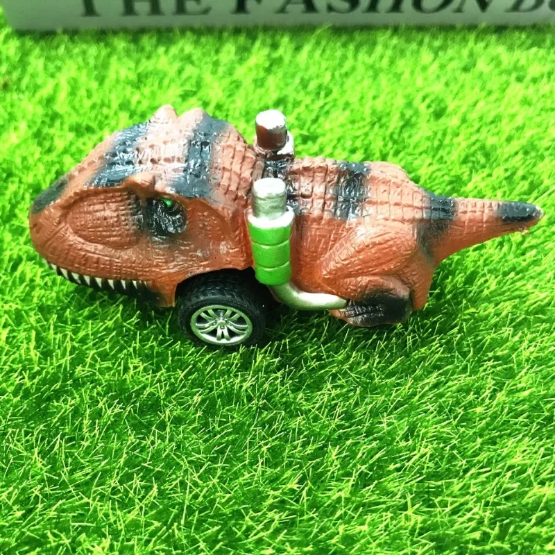 1 pz scooter alimentato a dinosauro simpatico cartone animato giocattolo per bambini simulazione puzzle auto giocattolo regali di compleanno per ragazzi e ragazze