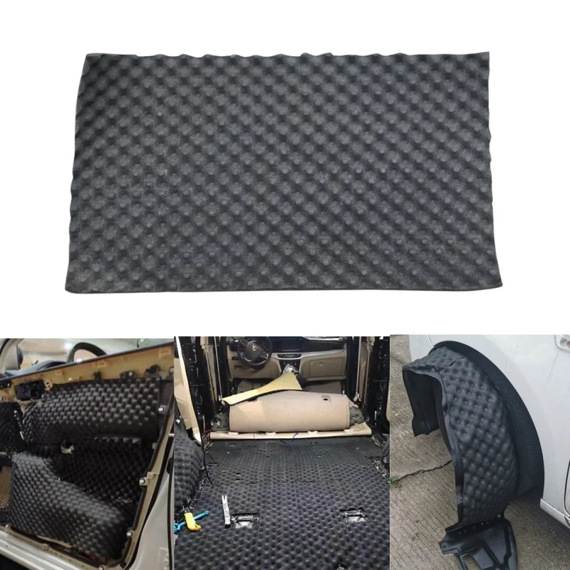 Sound Absorption Wave Cotton Automobile Self-adhesive Sound Insulation Cotton Whole Vehicle Lining Leaf Plate Door Denoise Tool