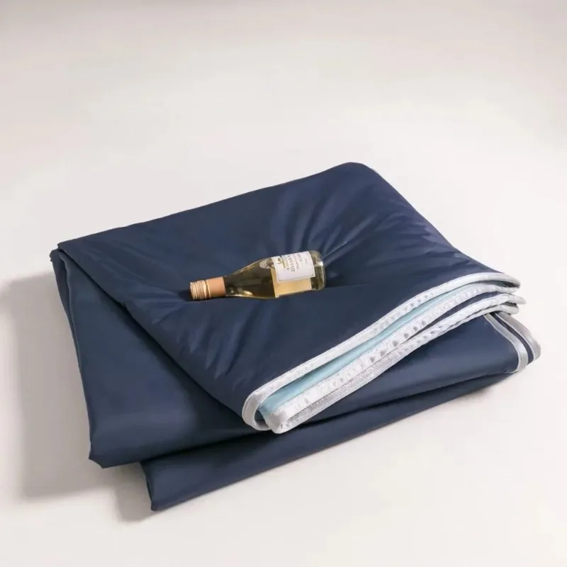 Cooling Blanket for Bed Silky Air Condition Comforter Lightweight Cooled Summer Quilt with Double Side Cold & Cooling Fabric