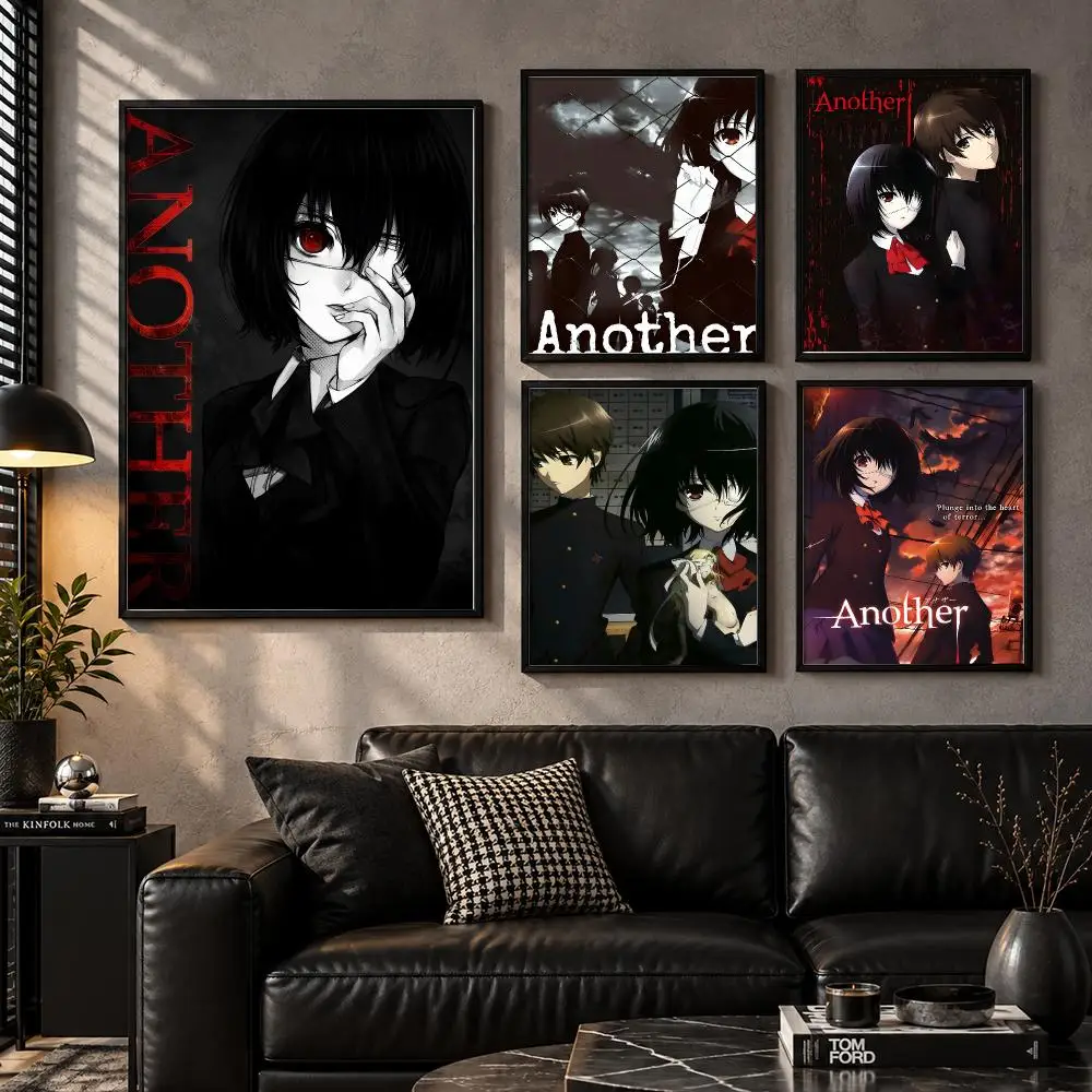 Fantasy-Characterart-Collectible-Illustration Another Misaki Mei Poster Aesthetic Unframed Wall Prints for Bedroom & Living Room