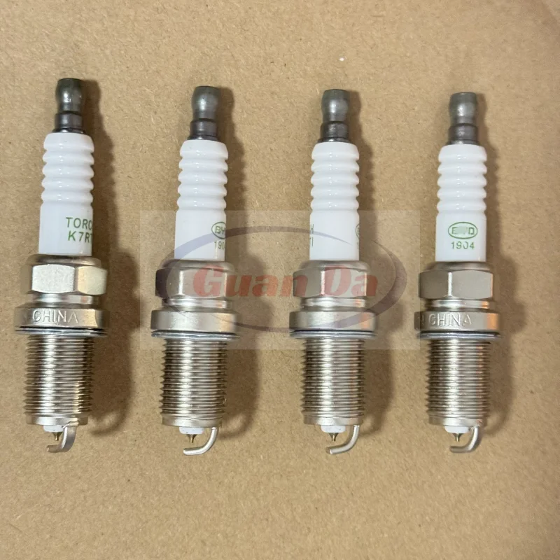 4Pcs/Set Engine Spark Plug For BYD F3 F3R G3 L3 Surui 473QB-3707010