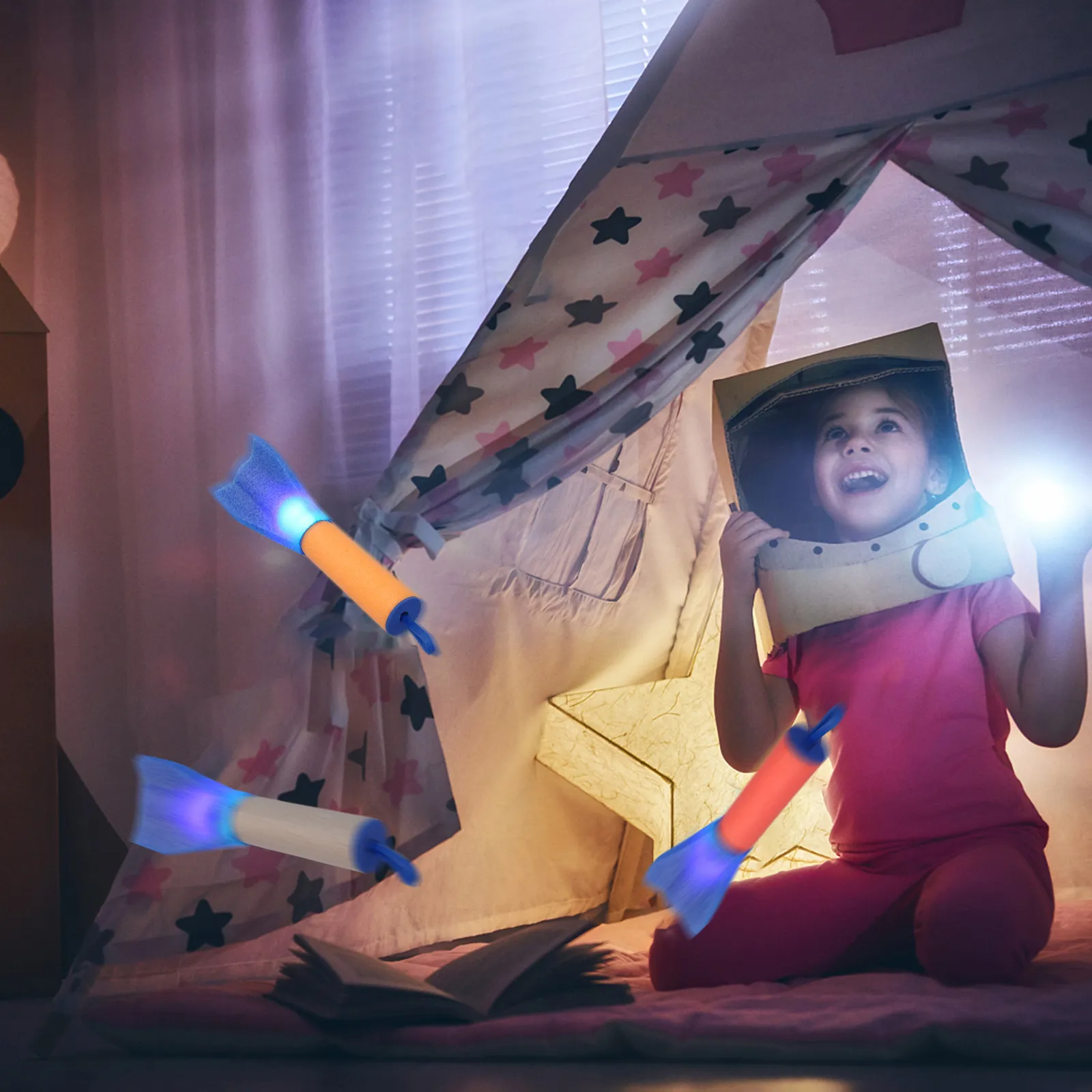 

8 шт. пусковых устройств для пальчиковых ракет, экологически чистый материал, безопасная детская игрушка для активного отдыха на природе, для кемпинга, развивающая игрушка