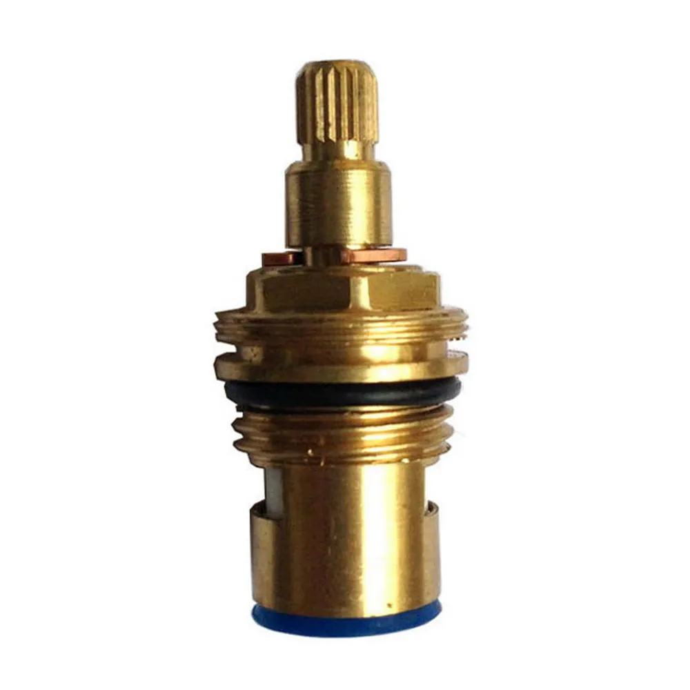 Replacement Brass Quarter Turn Tap Valve Ceramic Disc Cartridge 20 teeth (Cold  Anti-Clockwise) Lba501