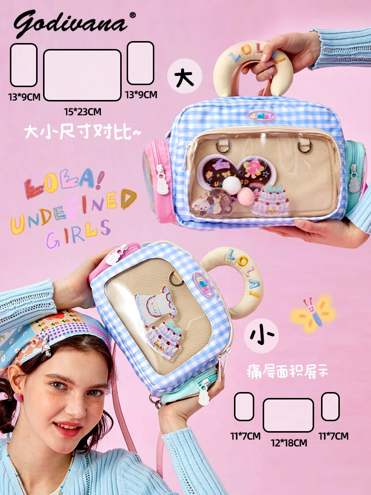 Oryginalny Design Robot Backback śliczne Itabag dziewczyna damska podróżna mała torba na ramię Crossbody Kawaii Bolso torebki typu Tote