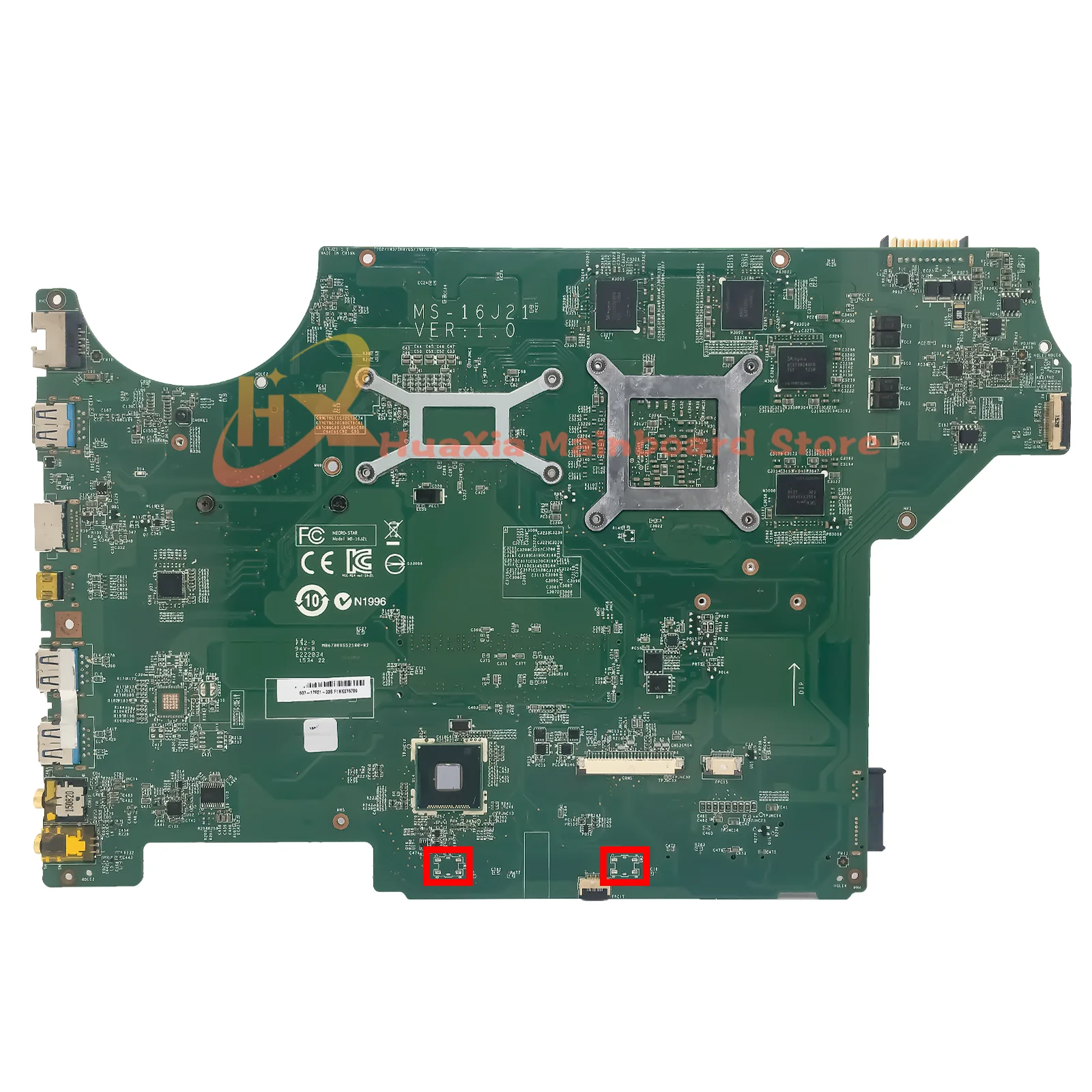 Imagem -02 - Placa-mãe do Portátil para Msi Ge62 Pe70 Ms16j21 Ms-16j2 i7 5ª Geração Gtx960m V2g Ddr3l