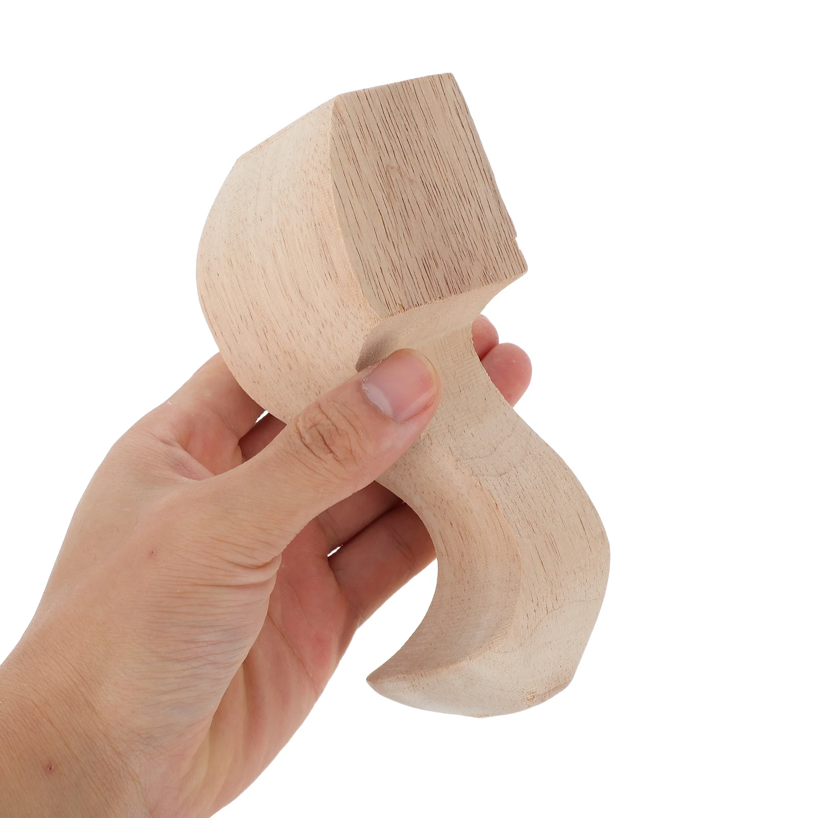 

4Pcs Solid Wood Carved Furniture Legs European Style for Coffee Table Cabinet Bedside Decorative Support Furniture Legs Wood