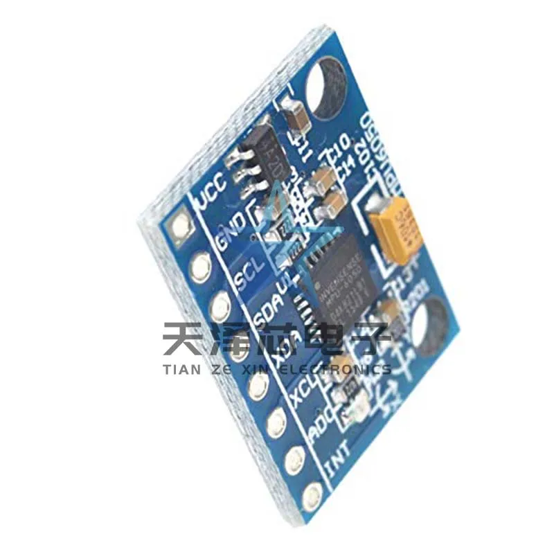 Gy-521 Mpu-6050 Modul Dreiachsiges Beschleunigungsgyroskop 6Dof-Modul mit Code-Schematischem Diagramm