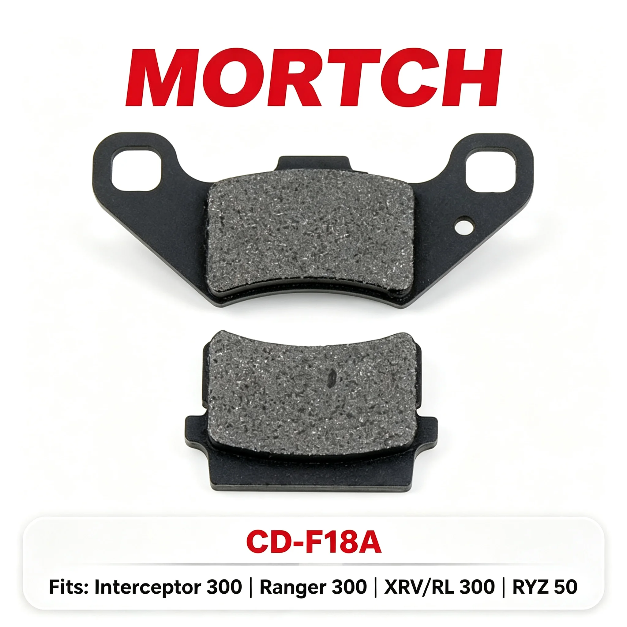 Image of Bremsbelag CD-F18A für CFmoto Universal ATV Quad Bremsbeläge ADLY EXPLORER QUADZILLA 85*37*7,8mm 48*32*10mm