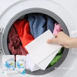 50pcs Anti-staining Dyeing Laundry Tablet Laundry Paper Clothes Sheets Anti-String Color Absorption Home Washing Accessories