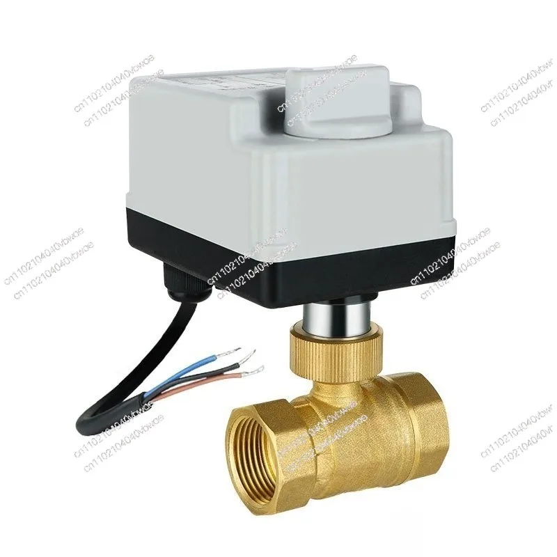Integrated Electric Ball Valve AC220V Three-wire Two-control Tap Water Solar Brass Electric Valve