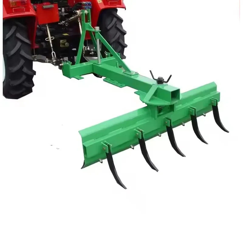 Tractor 3 Point Rear Scraper with Rippers Multi Purpose Land Leveling Cultivation Tool