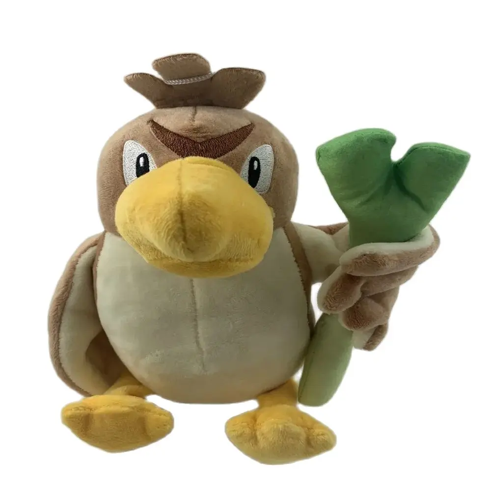 Muñeco de peluche de Pokémon para niños, juguete de felpa de pato scallion sentado, tamaño mediano de 20cm y 8 pulgadas, regalo de colección para