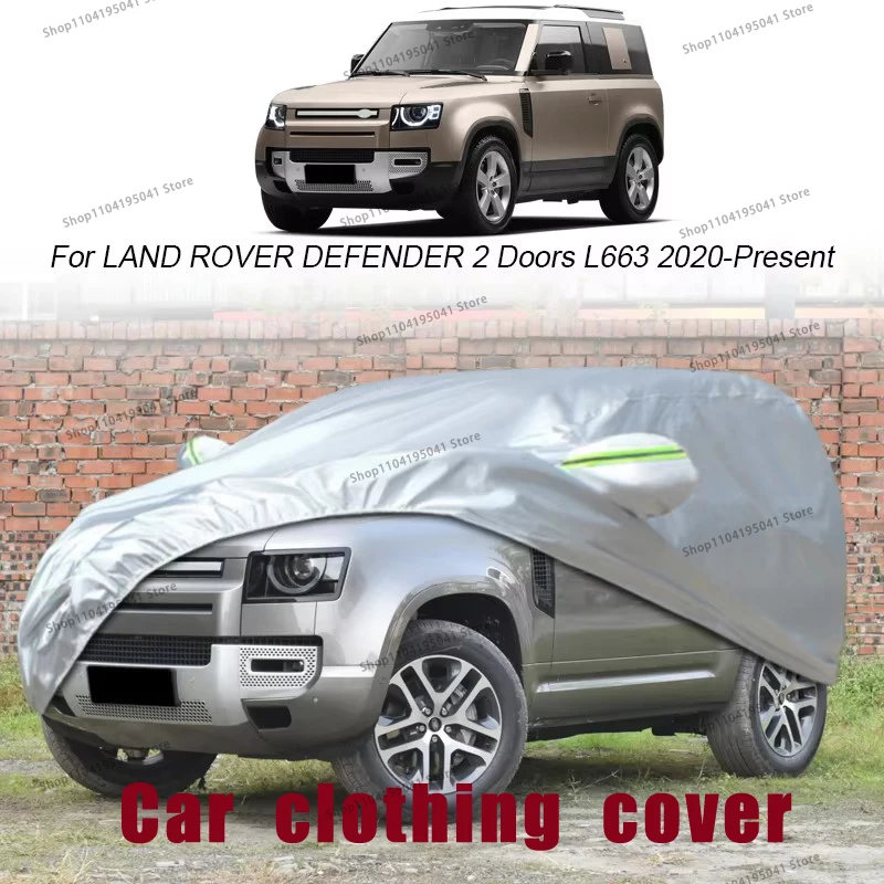 

For Land Rover Defender 2 doors Full Car Cover Rain Frost Snow Car protective cover ,UV protection,Car paint protection