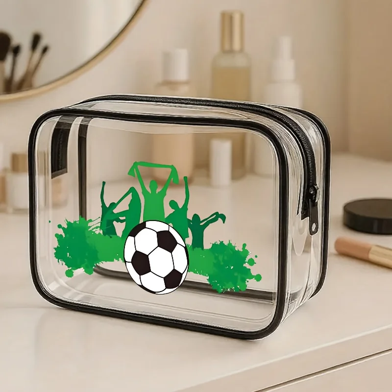 

Transparent Toiletry Bag, Cosmetics Organizer Pouch, Small Zippered Travel Bag for Toiletries, Essential Carry-on Travel Accesso