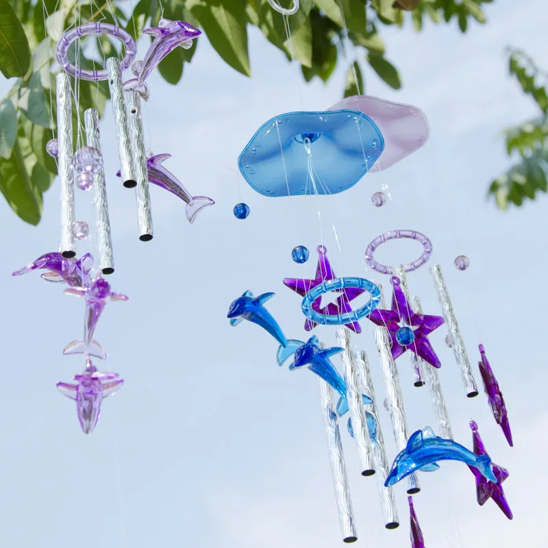 

Creative imitation crystal wind chimes small fresh pendant boys and girls birthday gift Japanese bedroom room decoration door