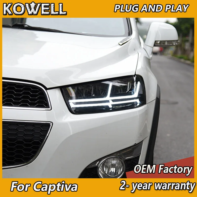 

Стайлинг автомобиля для Chevrolet Captiva передние фары 2011-2018 Captiva головные светильник DRL поворотный сигнал Ближний Дальний свет проектор Объектив