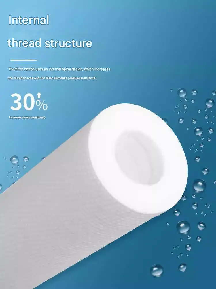 5 Micron PP Cotton Sediment Filter Remove Rust Sand Sediment, Whole House Water Purifier Replacement.