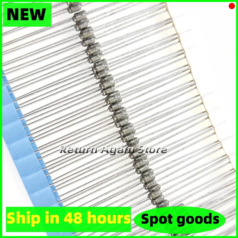 10PCS/LOT BZX79C3V0 Silver appearance, brand new and original 0.5W3V BZX79C3V0RL Direct insertion voltage regulator diode