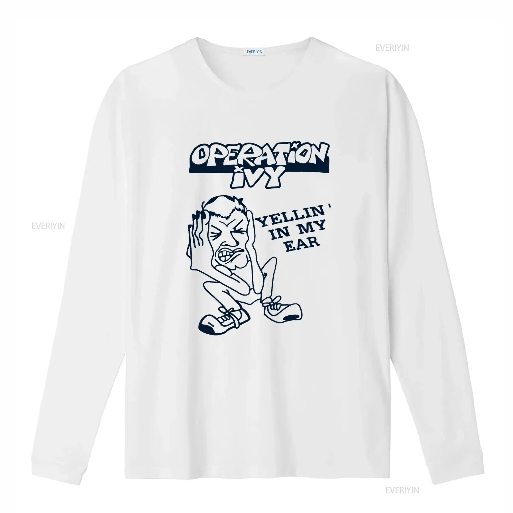 Vintage Operation Ivy Punk Rock T Shirt 90s Ska Bay Area Lookout Records Yellin In My Ear Print vintage Washed Stretched Soft