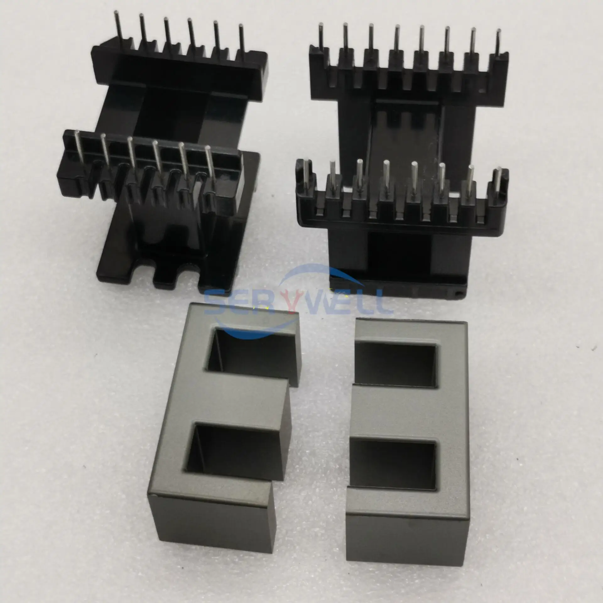 EE42C EE4220 EE42/20 Horizontal 8+8Pins or Vertical 6+6Pins Plastic Coil Former Bobbin Magnetic Ferrite Cores Transformer