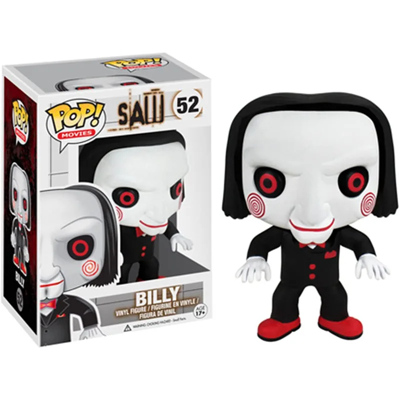 Funko Horror Movies Series Saw Vinyl Figure #52 BILLY Glows In The