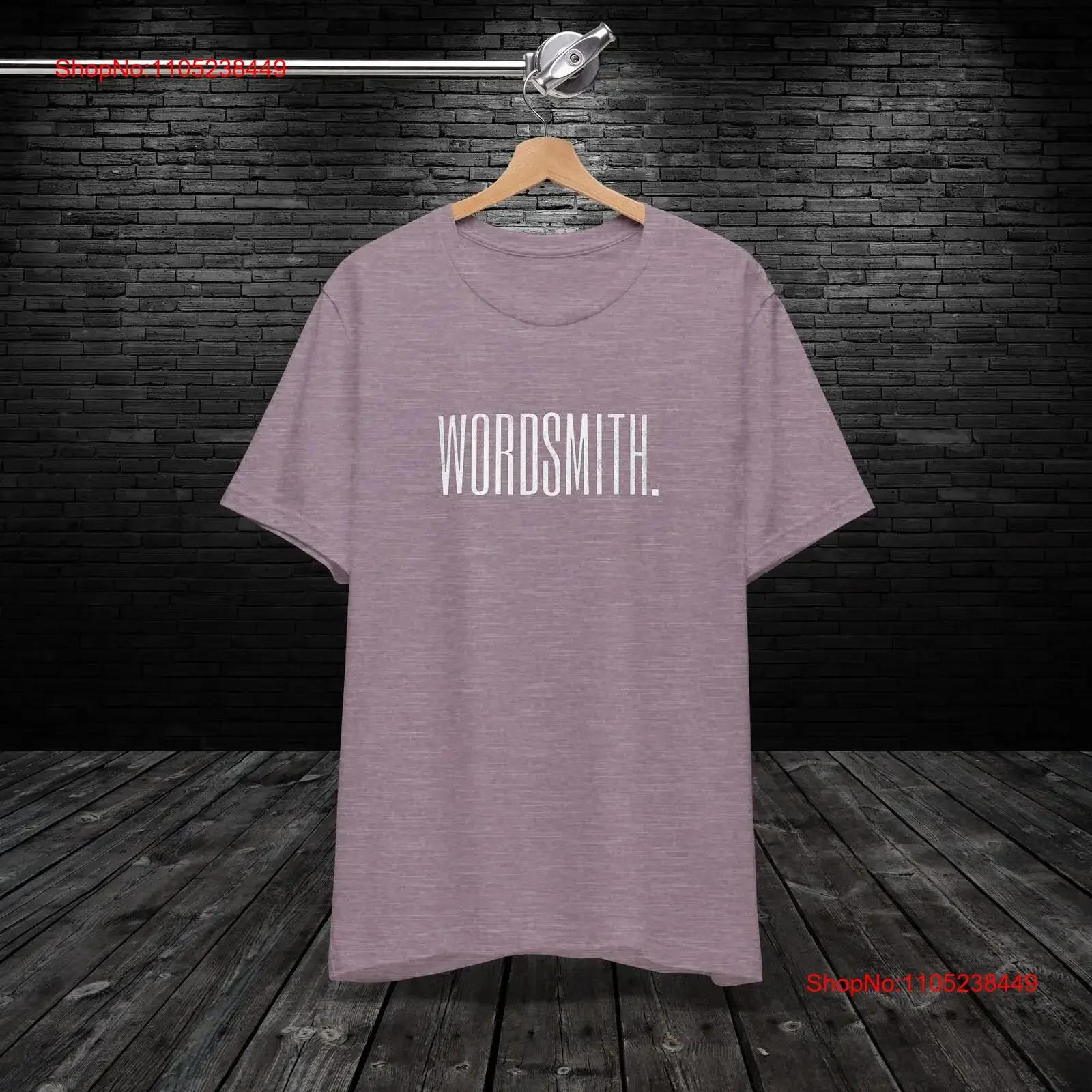 Wordsmith TexT T Shirt Writer Poetic Author Typography s vintage Washed Breathable Casual Top For Everyday Wear