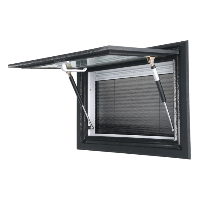 Indurative Aluminium Alloy Double Hollow Tempered Glass Window for Rv Off-road Truck Custom Sizes,Custom Sizes