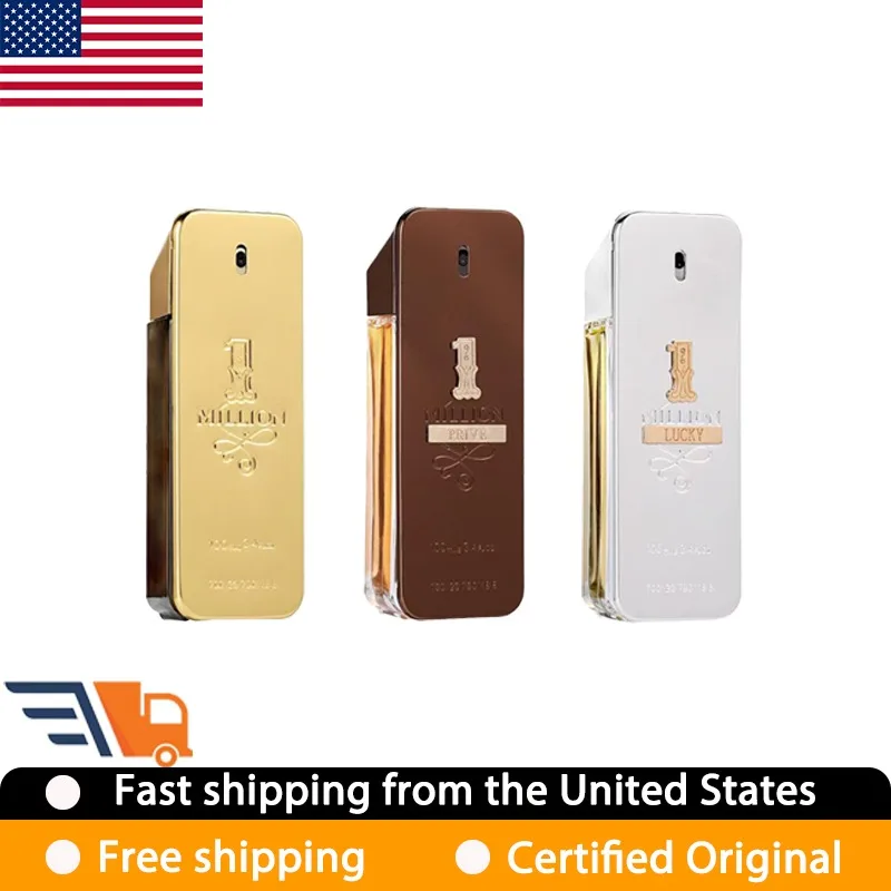 

Rabanne 1 Million Lucky Prive Eau de Parfum for Men 100 ML Original Arab Perfumes Lasting Woody Perfume Pheromones 3.4 Oz Makeup