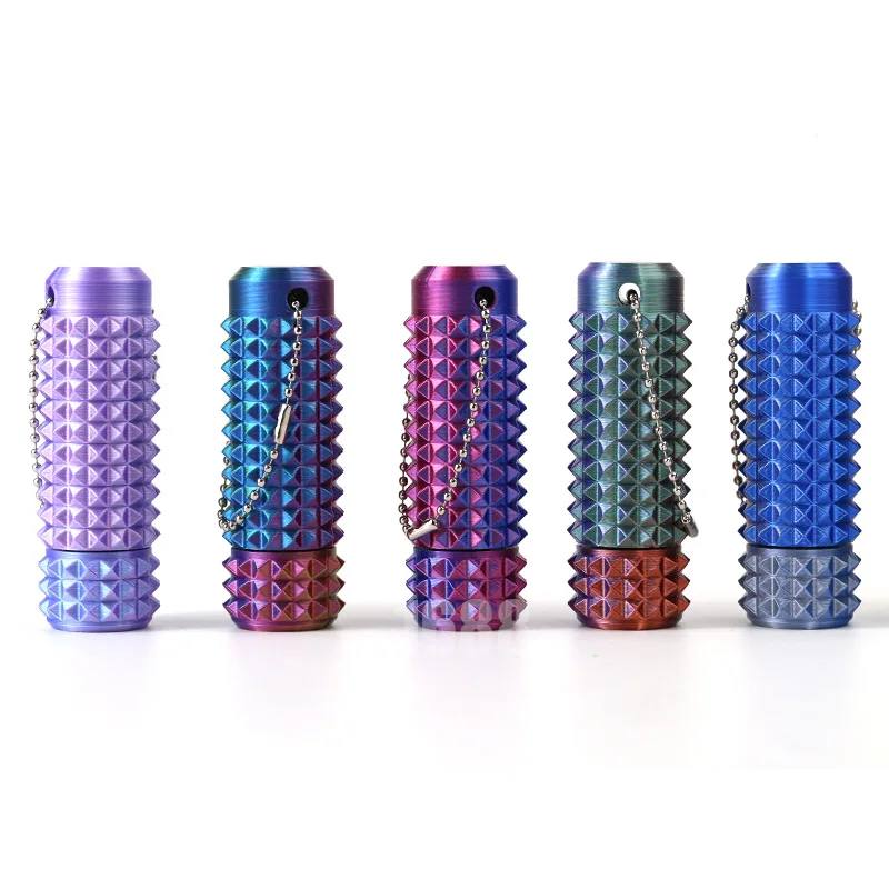 Bearing Spinning Little Ouchies Spiky Stress Relief Fidget Toys 3D Printed Toys Portable Fidget Spiky Pain Keychain Pendant Gift