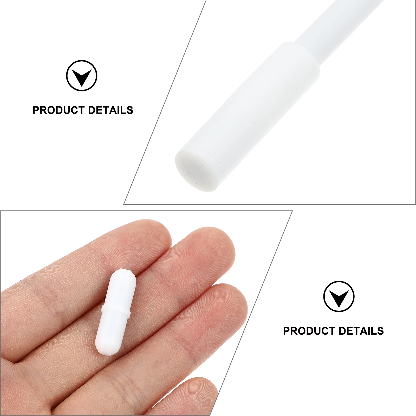 Magnetic Stir Bar Mixer Rod Bars Biological Stirrer Laboratory Accessories Practical Stirring