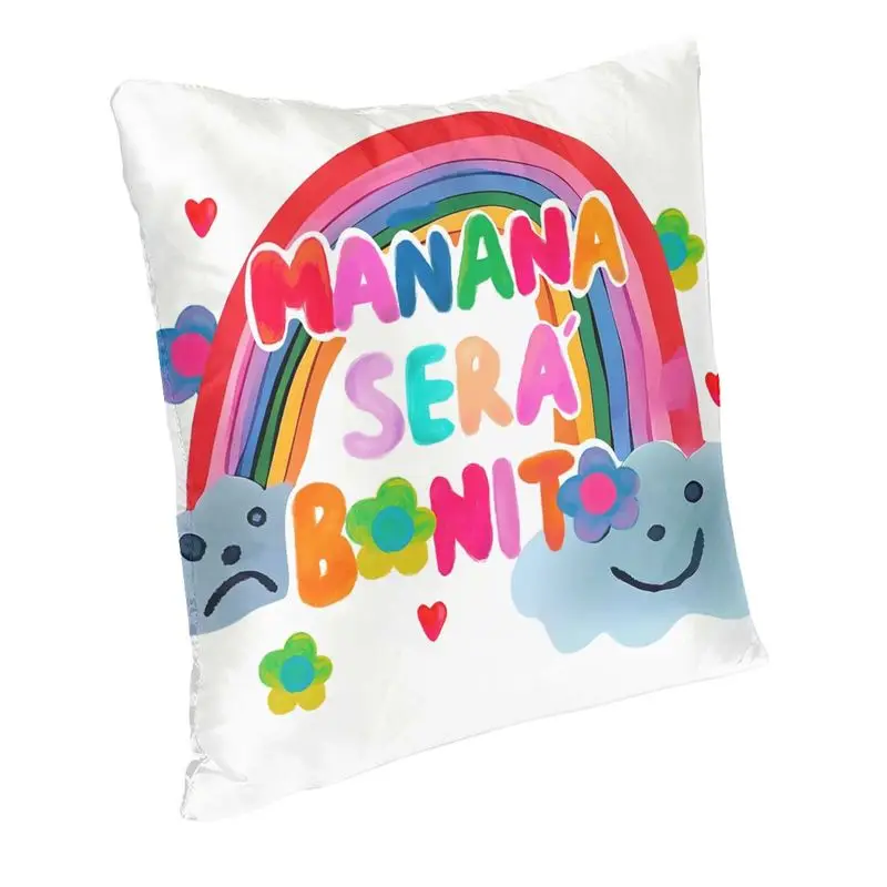 Manana Sera Bonito Karol G Pillow Case Decoration Fashion Cushions for Sofa Square Pillowcase