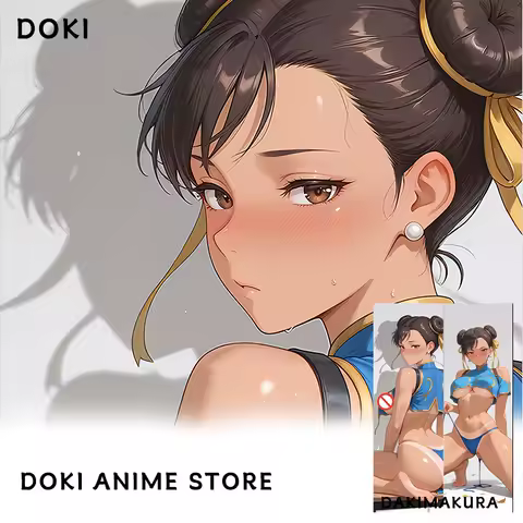 Chun Li Anime Pillow case Cover Double-Sided Print Dakimakura Life-size Body Pillow