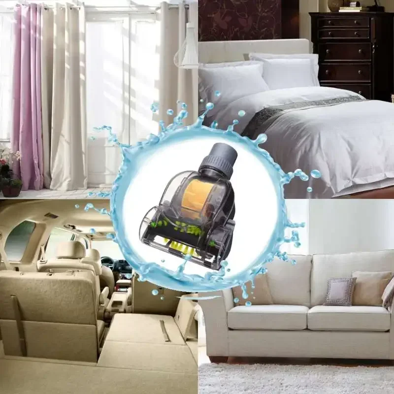 32mm/35mm Accessori per aspirapolvere Spazzola per tende a vibrazione turbo Rimuovi gli acari Pulizia profonda Testa della spazzola turbo Pulizia conveniente