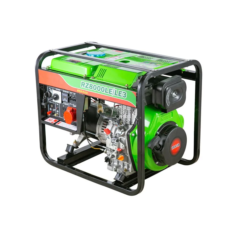 220 В 380 В 6 кВт дизельный портативный генератор энергии с низким потреблением по оптовой цене