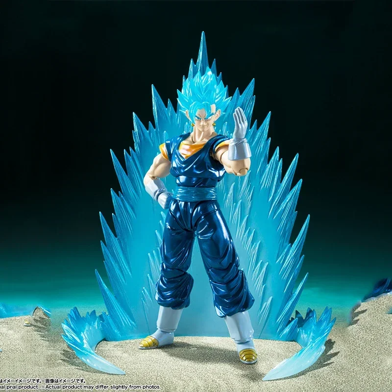 ของแท้ Bandai S.H.Figuarts Dragon Ball Super Saiyan พระเจ้า Vegetto Action อะนิเมะรูปตุ๊กตาสะสมรูปปั้นเครื่องประดับของขวัญ