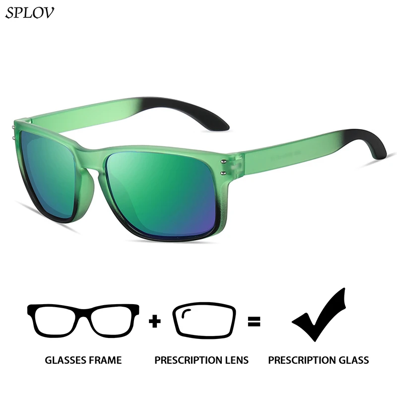 

SPLOV Fashion Polarized Prescription Sunglasses Male and Female Professional Customization HD Progressive Lens Myopia Sunglasses
