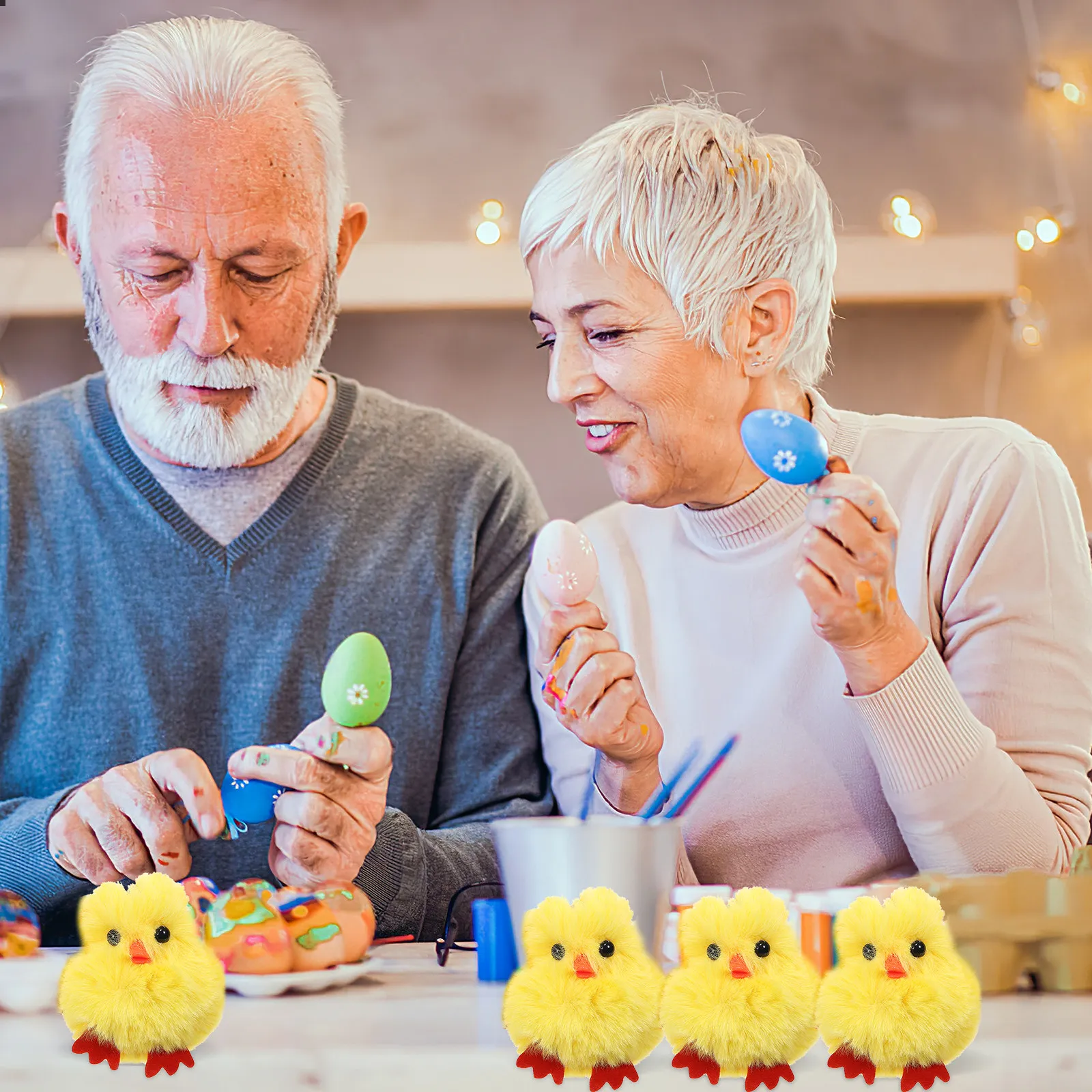 

10Pcs Yellow Duck Keychains Cute Kawaii Easter Animal Key Chain Accessories for Kids Keychain Keychain Keychains