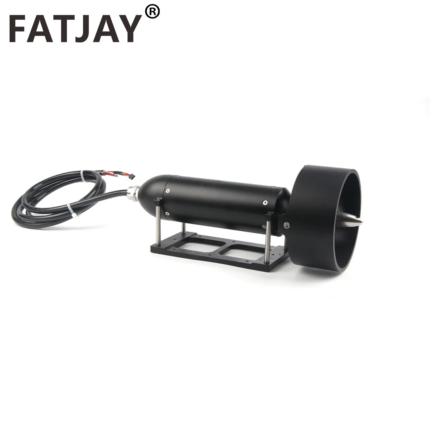 FATJAY KYI-15ET 24V 15kg Thrust Underwater Thruster Fully Enclosed Built-in Water Cooling ESC IPX8 100m for E-skateboard RC Boat