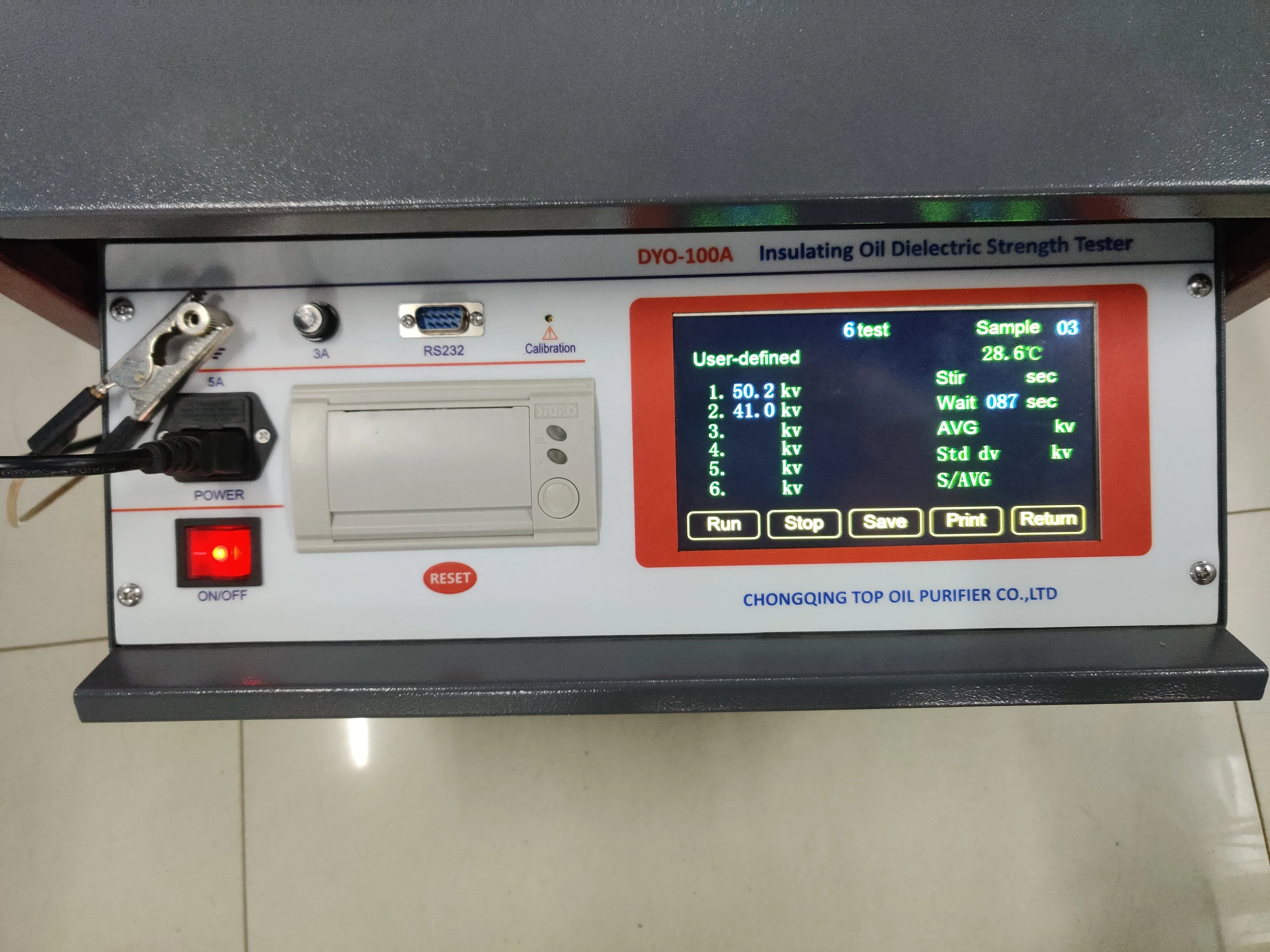 ASTM:D1816 Dielectric Breakdown Voltage of Insulating Liquids Using VDE Electrodes