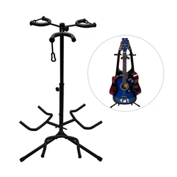 Adjustable Multi Guitar Stand 3 Holders String Instrument Floor Tripod Bracket for Acoustic Electric Guitar Bass