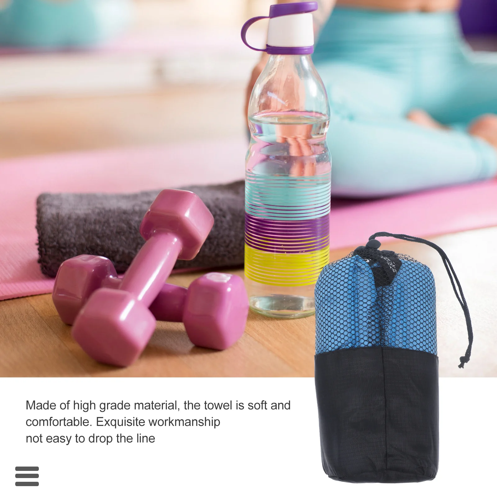 

1Set High Grade Quick Drying Towel Strong Water Absorption Portable Pocket Towels for Running Camping Hiking Backpacking Towel